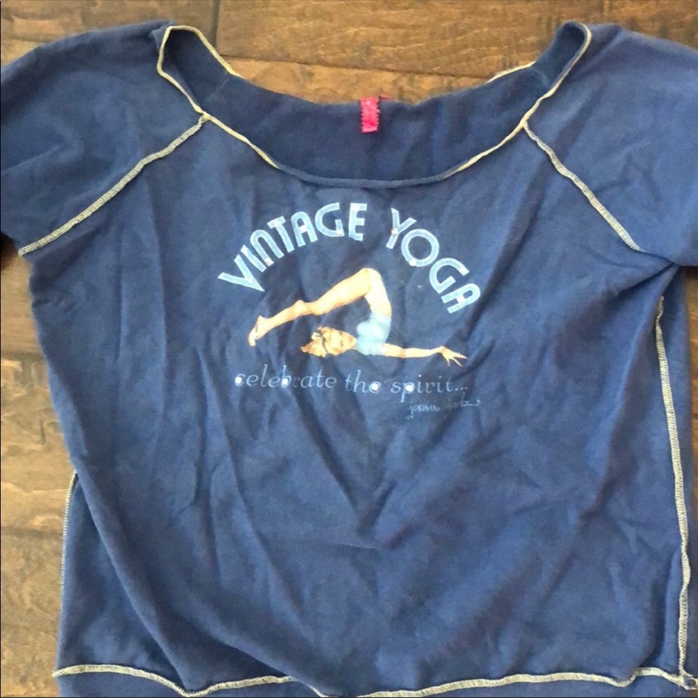 Vintage yoga pin up sweater